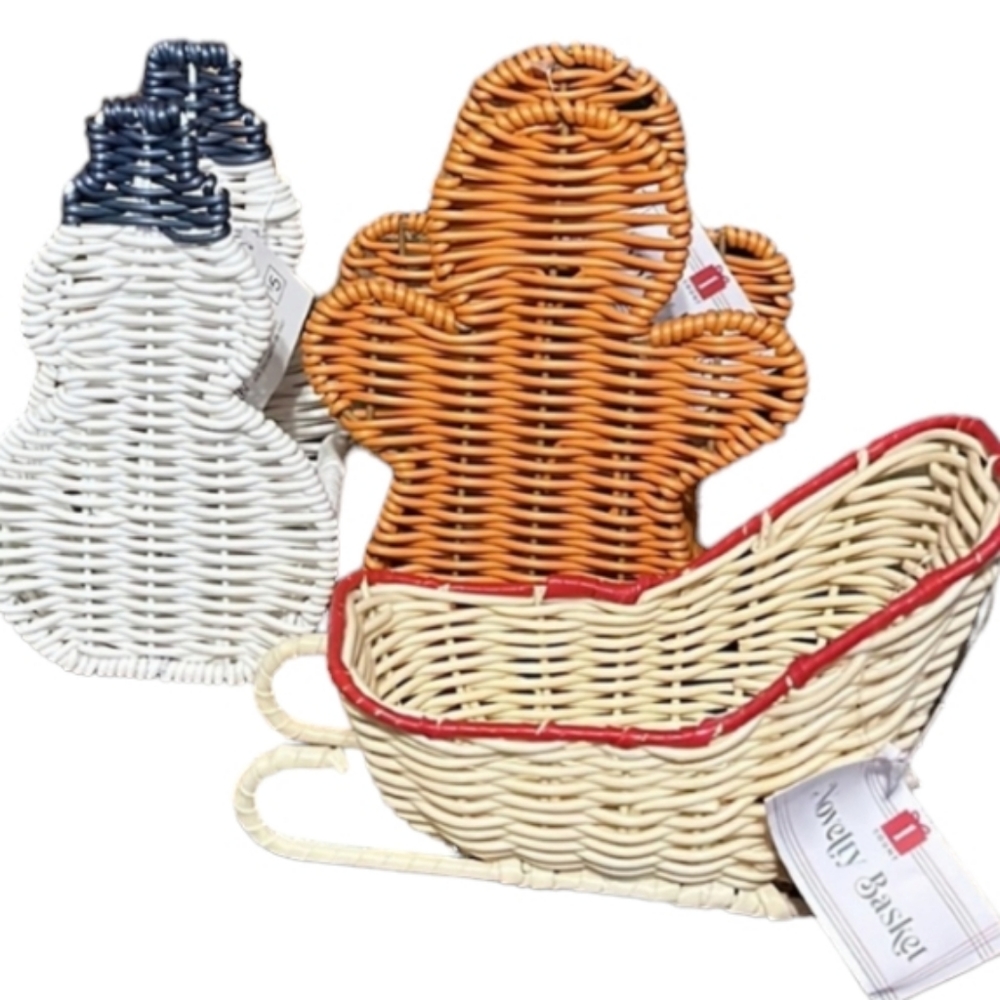 NEW Set of 3 Wicker Baskets